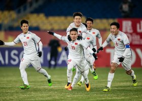 Tổng hợp Khoảnh khắc U23 Việt Nam đánh bại Qatar tiến vào Chung kết
